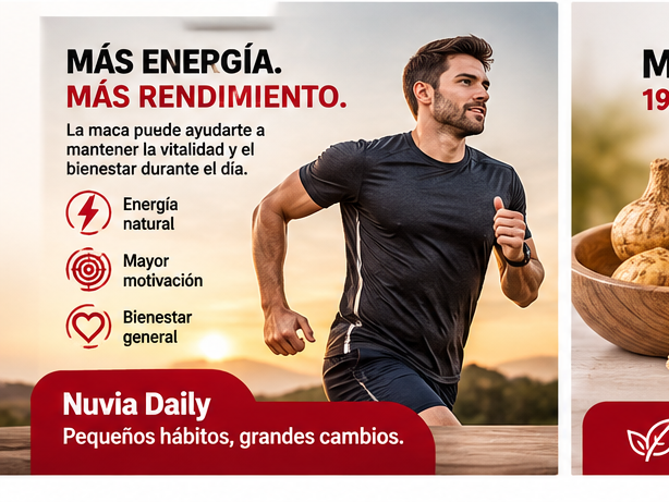 Maca Extra Strength 1900 mg | 60 Cápsulas | Vitalidad y Energía