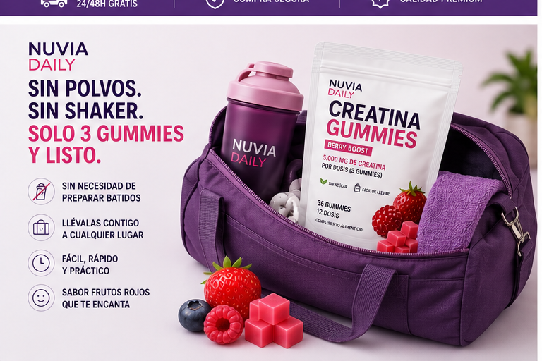 Creatina Gummies 5000 mg | 36 Unidades