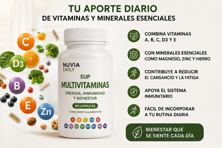 SUP Multivitaminas 60 Cápsulas